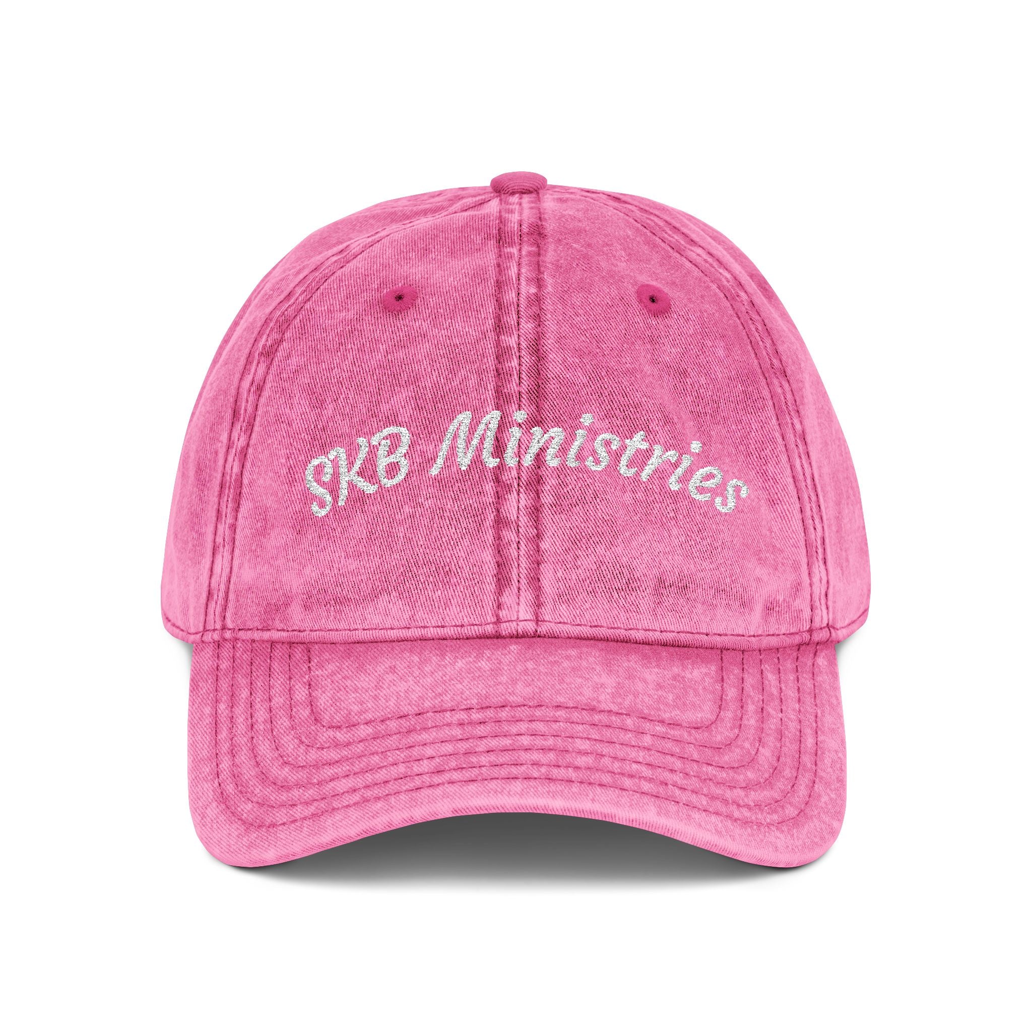Vintage Embroidered Cap — SKB Ministries Washed Baseball Hat