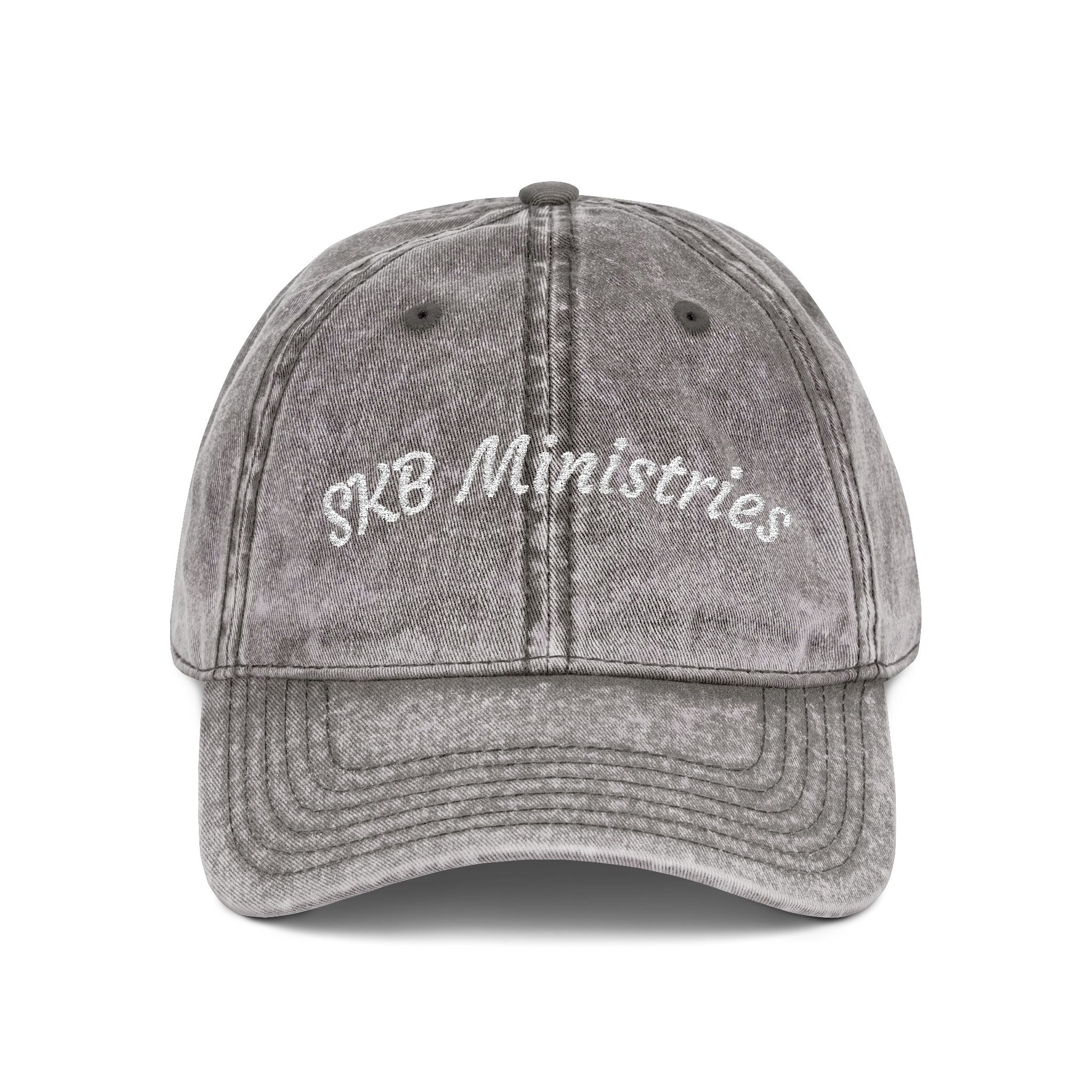 Vintage Embroidered Cap — SKB Ministries Washed Baseball Hat