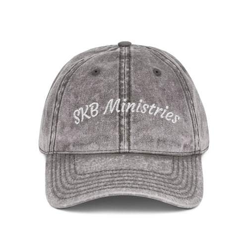 Vintage Embroidered Cap — SKB Ministries Washed Baseball Hat