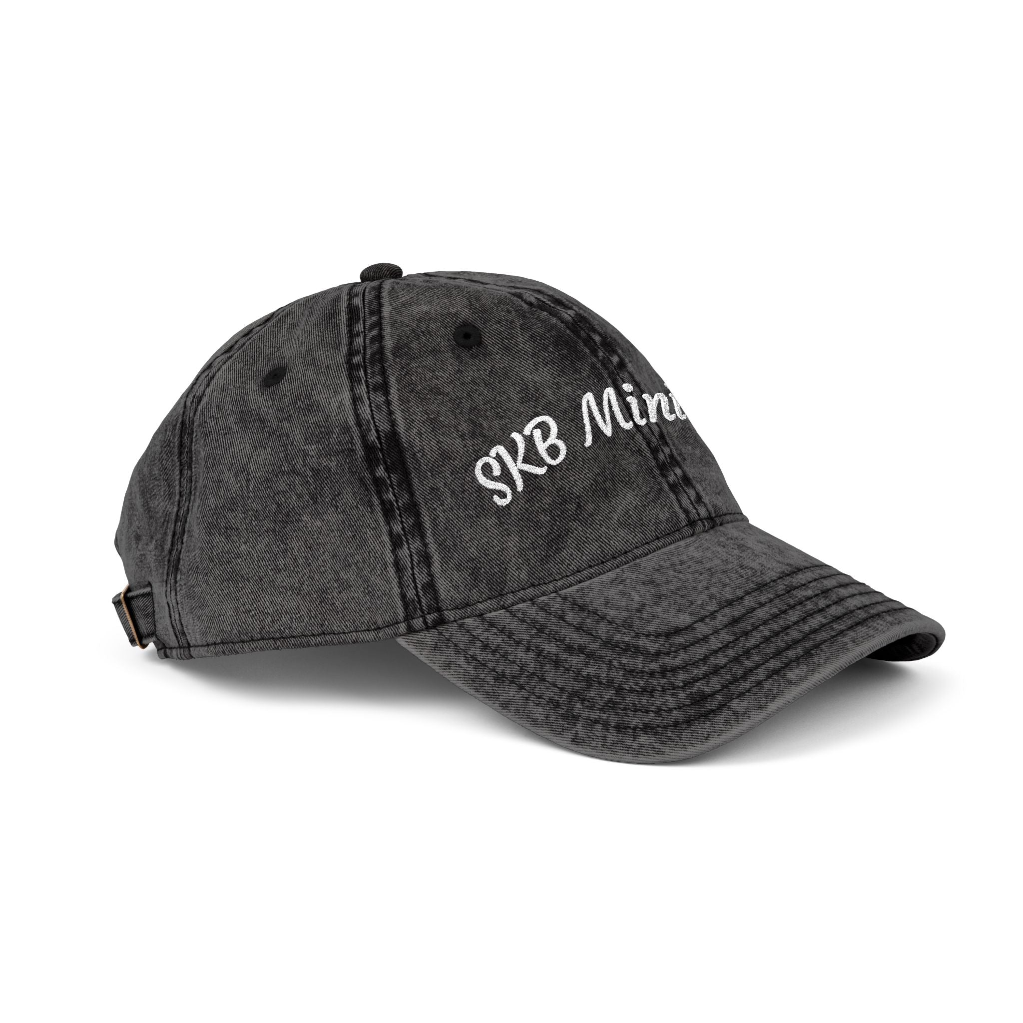 Vintage Embroidered Cap — SKB Ministries Washed Baseball Hat