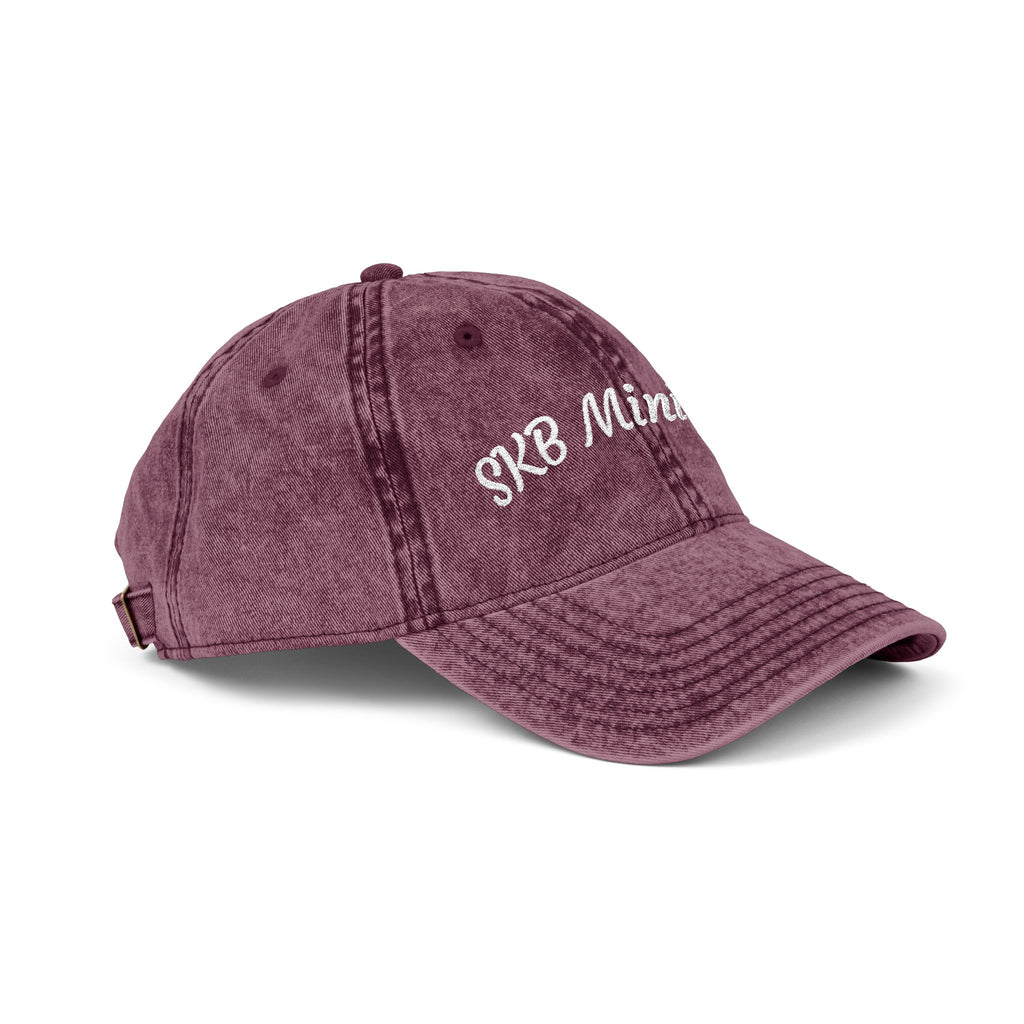 Vintage Embroidered Cap — SKB Ministries Washed Baseball Hat