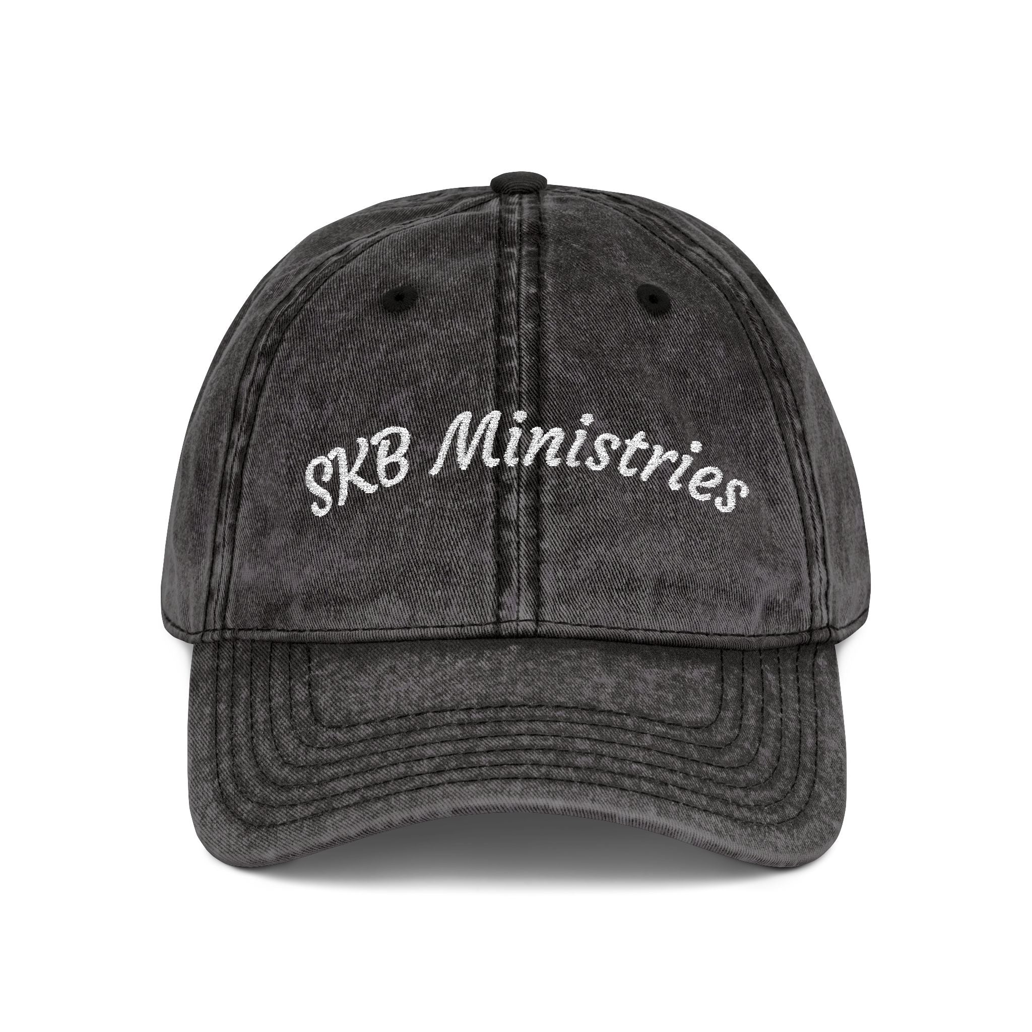 Vintage Embroidered Cap — SKB Ministries Washed Baseball Hat