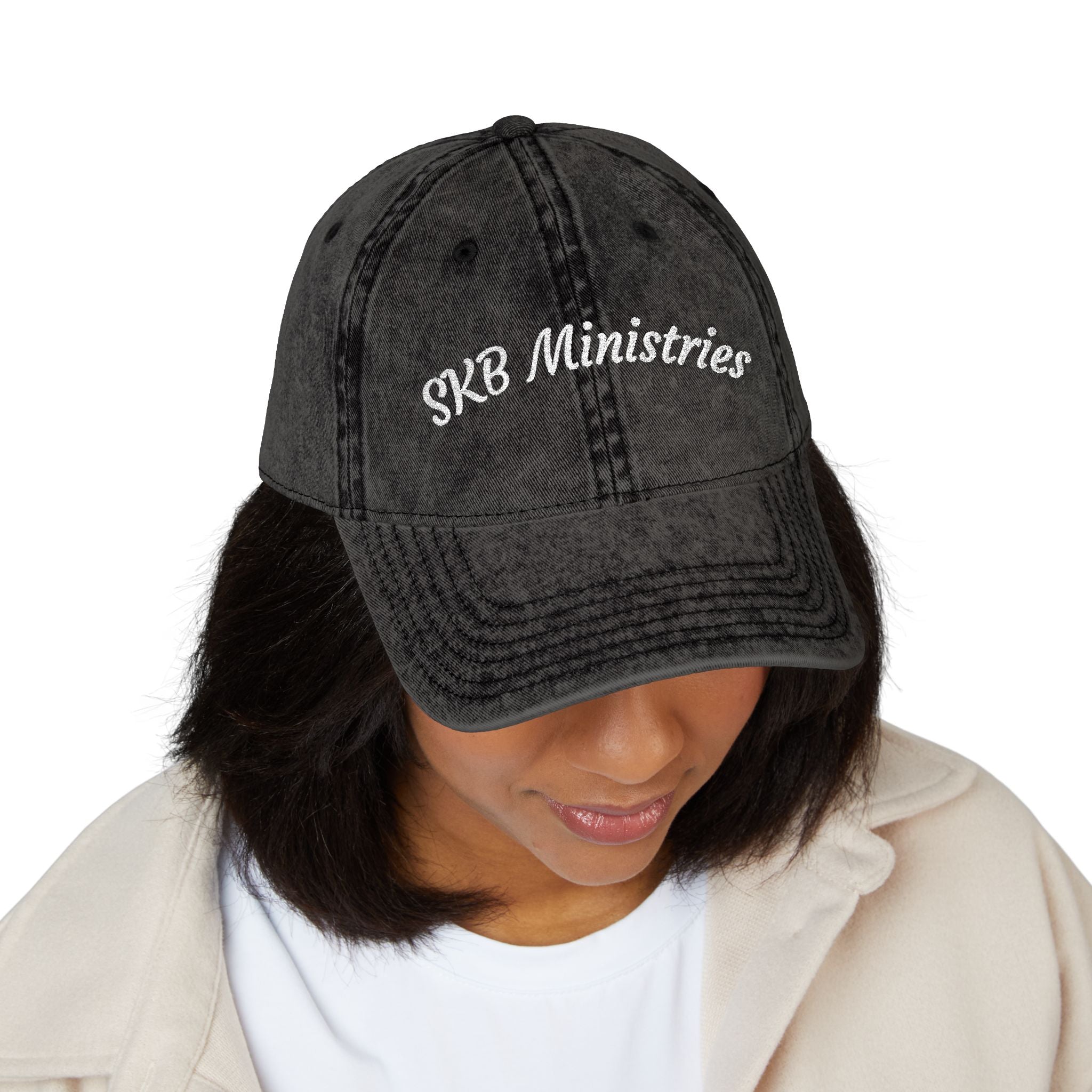 Vintage Embroidered Cap — SKB Ministries Washed Baseball Hat