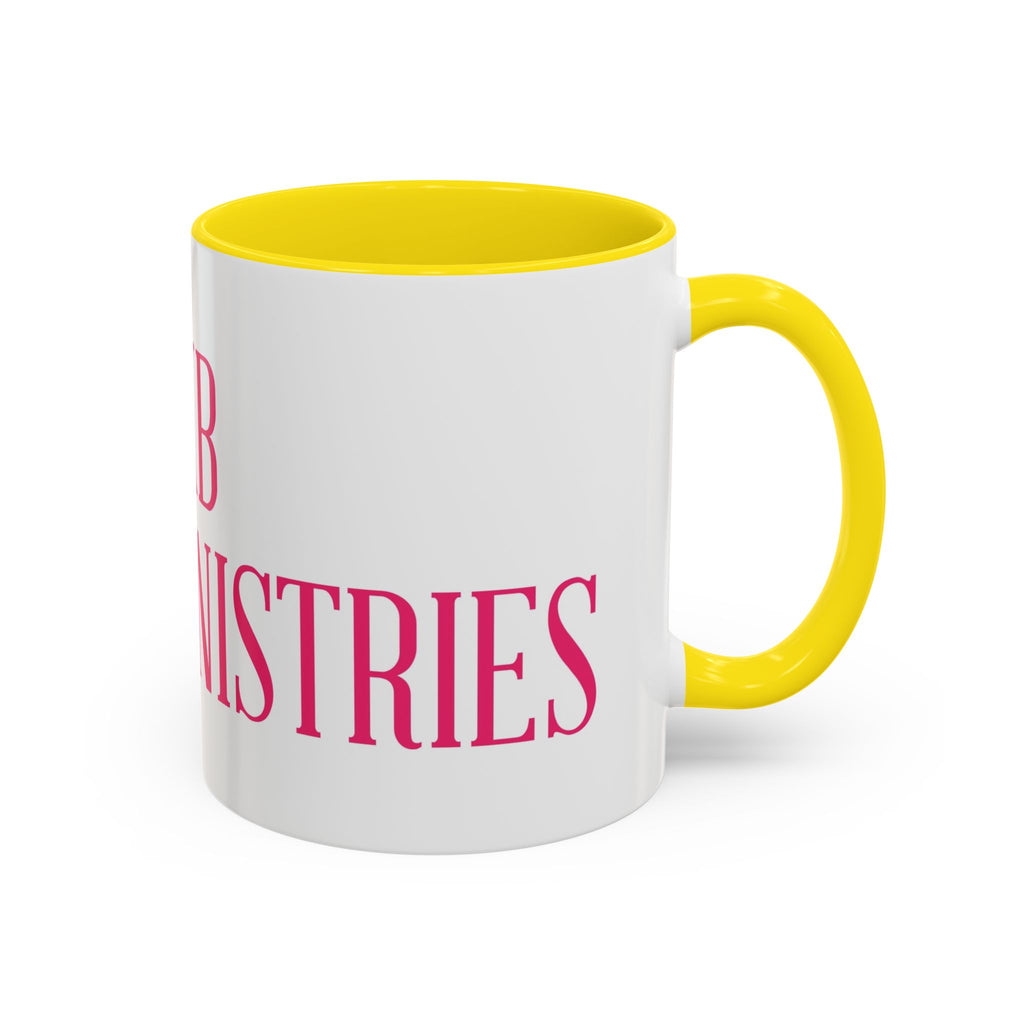 SKB Ministries Accent Coffee Mug — Inspirational Church Coffee Cup (11/15 oz)