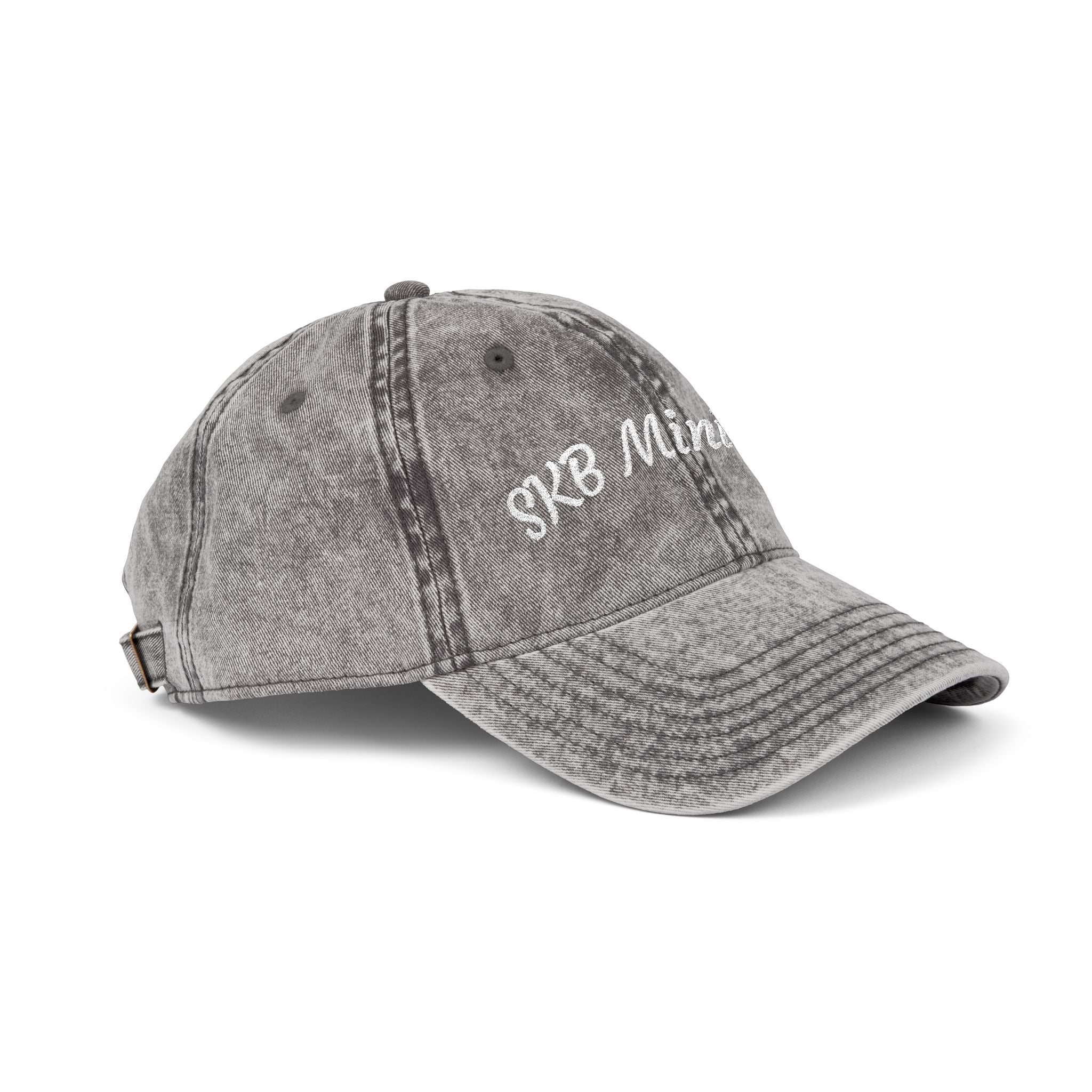 Vintage Embroidered Cap — SKB Ministries Washed Baseball Hat