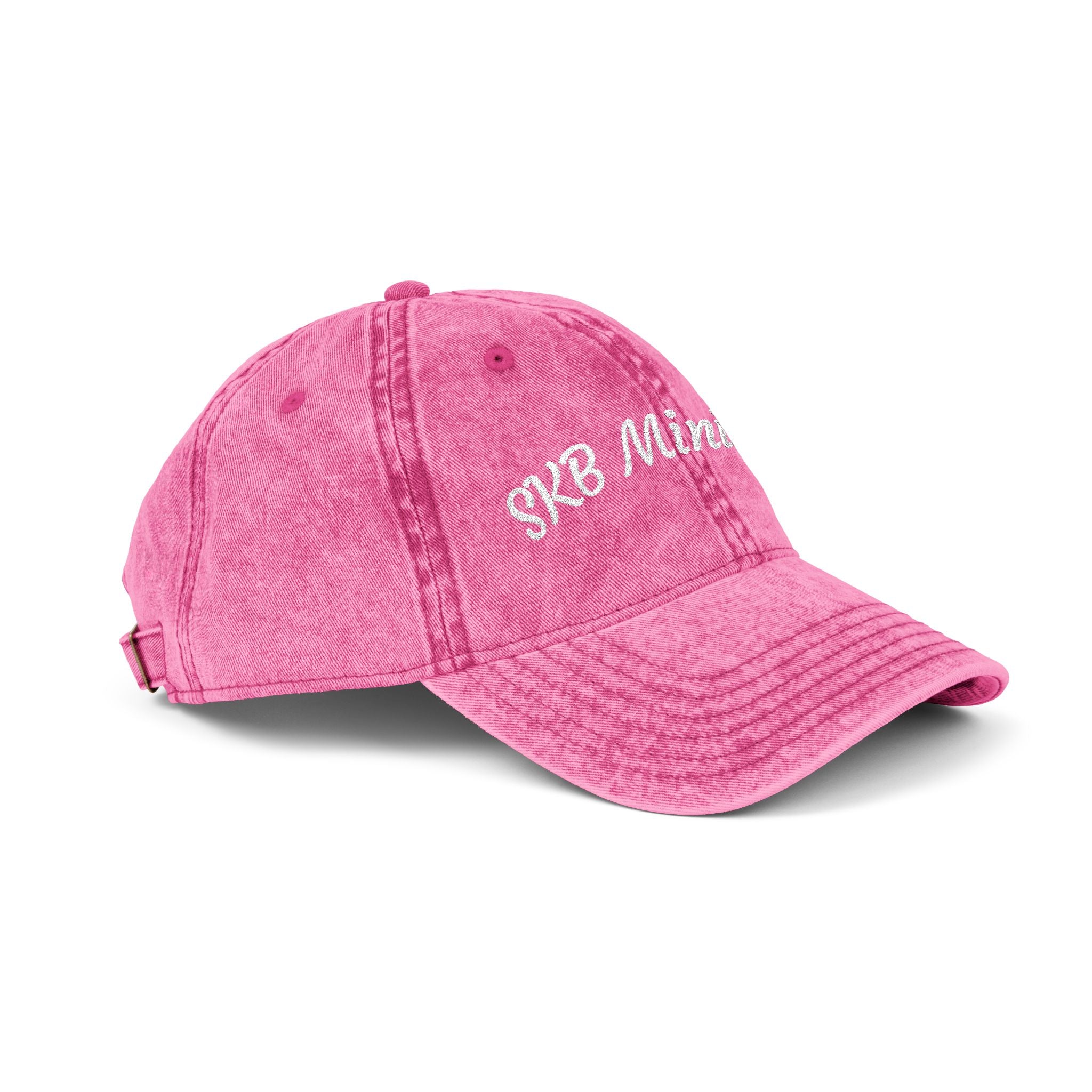 Vintage Embroidered Cap — SKB Ministries Washed Baseball Hat
