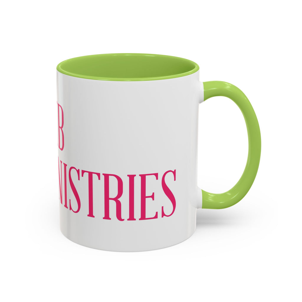 SKB Ministries Accent Coffee Mug — Inspirational Church Coffee Cup (11/15 oz)